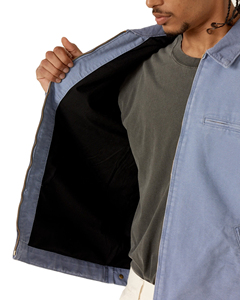 Veste en sergé de coton à manches longues avec logo brodé, style décontracté et tendance pour homme, matériau de haute qualité pour une image professionnelle - Product Image 3