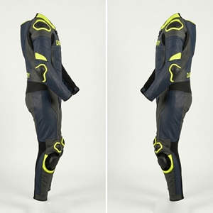 Traje de Cuero Personalizado para Motociclismo de Competición, OEM, Piel de Vacuno, Equipo de Protección Perforado para Días de Pista, Fabricante Mayorista - Product Image 4