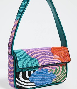 <b>Colourful</b> Pattern Seed Beaded Storage Bag Shoulder Bag Women Handmade Designer Evening Purse Fashion Handbag Fashion Accessories - Product Image 1