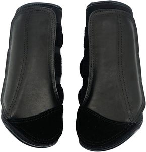 Protectores de Patas para Caballos, Contra Moscas, con Cierre de Velcro, de Cuero PU, para Deportes Ecuestres - Product Image 1