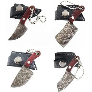 Ensemble de couteaux personnalisés faits à la main Jexmoo avec des couteaux de cuisine miniatures en acier Damas, manche élégant, cadeau pour chef - Product Image 4