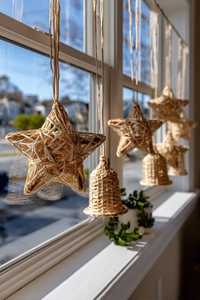 Lightweight Rattan Hanging Ornaments Are Easy To Hang On Walls Doors Windows And <b>Ceilings</b> - Product Image 3