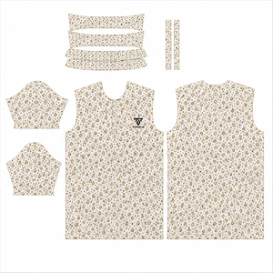 Polo pour homme Trackstar à imprimé nautique crème, manches courtes, col boutonné, chemise de golf décontractée, logo personnalisé - Product Image 6
