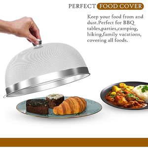 9 Inch Stainless Steel Mesh Food Cover Dome Dish Cover <b>Net</b> Basket for Kitchen Outdoor Picnic Food Protector Mosquito <b>Fly</b> Insect - Product Image 4