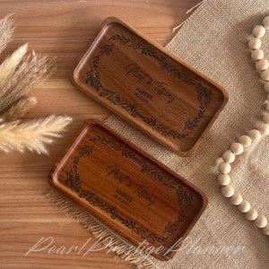 Bandeja de Servir de Madera de Mango, Estilo Contemporáneo, Hecha a Mano, Ecológica y Personalizada, con Acabado Antiguo, por UO INDIA - Product Image 4
