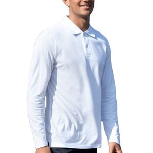 2025 dernier modèle de haute qualité hommes Polo T-Shirt pas cher prix personnalisé votre propre Logo Design à manches longues Polo bas quantité minimale de commande - Product Image 5