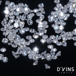 Diamants de laboratoire HPHT D'vins Jewels, prix de gros, 1,0 mm, 0,05 ct, D VVS, taille brillant, ronds, de Surat - Product Image 3