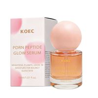 Sérum éclatant aux peptides PDRN KOEC, niacinamide, acide hyaluronique, hydratant, 30 ml, éclaircissant, hydratant, raffermissant pour le visage