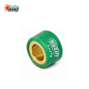 SUN RACING WRL2012-17 MIO125 NMAX155 AEROX155 20x12 มม. 17 กรัม น้ำหนักถ่วงเพิ่มความเสถียรสูง ขับขี่นุ่มนวล อัพเกรด CVT 6 ชิ้น สีเขียว - Product Image 3