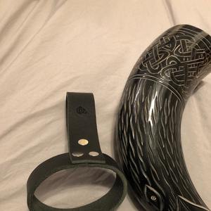 Vente chaude M.I.G. Chopes à boire vintage Viking en corne de buffle naturelle, fabriquées à la main, polies, écologiques, pour la chambre à coucher - Product Image 6