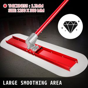 Kit di Strumenti per Lisciatura del Cemento in Acciaio al Manganese 1200x300mm, Attrezzo per Costruzioni e Piscine - Product Image 3