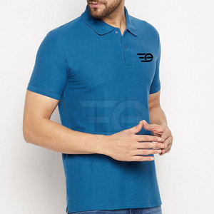 Polo pour homme en coton mélangé, manches courtes, décontracté, été, design uni, vente en gros OEM, polo décontracté pour homme - Product Image 2