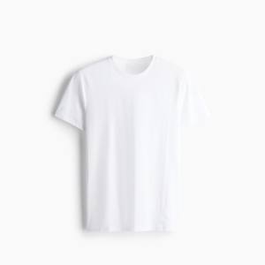 Camiseta Moderna para Hombre, Corte Slim, Algodón Pima, Tela Suave y Lujosa, Transpirable, Manga Corta, Estilo Casual - Product Image 3