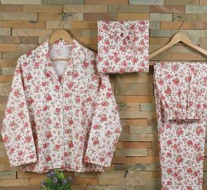 Conjunto de Pijama de Algodón con Estampado a Mano para Mujer, Ropa de Dormir Tradicional Estampada, Fabricante Mayorista de la India - Product Image 5