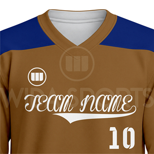 OEM Service Custom Made Ice Hockey Uniform Sublimation Hockey Jersey And Pants <b>Set</b> USA Team Apparel Manufacturer - Product Image 4