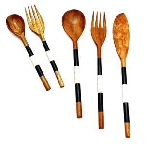 High Quality Stainless Steel Salad Serving Set Serving Utensils for Wedding <b>Flatware</b> New Gold Plated Salad Server for Serving - Product Image 3