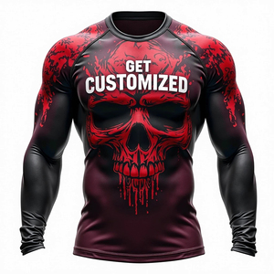 Camiseta de Compresión Cody Lunin para Hombre, Manga Larga, Ecológica, 220g, Protección UV, para Jiu Jitsu Brasileño, Impresión Digital, Secado Rápido - Product Image 6