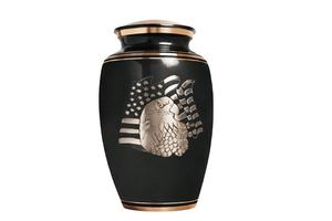 Urna Funeraria para Cenizas Humanas Uzair 2022, Estilo Europeo, Negra, Personalizable, Diseño Artesanal Duradero - Product Image 3