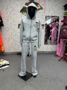 Conjuntos Deportivos Casuales Personalizables para Hombre, Tallas Grandes, 100% Poliéster, con Capucha, Pantalones Deportivos, Marca Privada, Trajes Deportivos de Invierno - Product Image 6