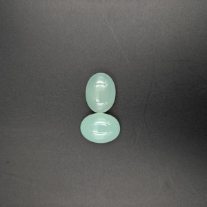 Piedra preciosa verde de jade natural Aqua Onex de alta calidad, corte ovalado, pulida y suelta, para la fabricación de joyas. - Product Image 5