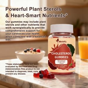 Compléments alimentaires pour le cholestérol en gommes OEM/ODM avec stérols et stanols végétaux, complexe de bergamote citrique pour une santé cholesterolique optimale - Product Image 3