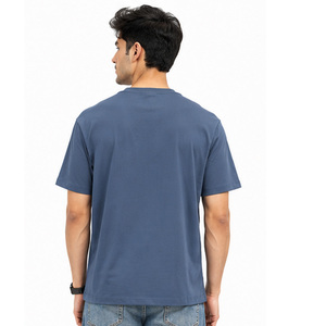 Camiseta de Algodón al por Mayor para Hombre, Suave y Cómoda, de Manga Corta, con Logotipo Personalizado, Ropa Casual, Camiseta de Algodón Lisa Personalizada para Hombre - Product Image 3
