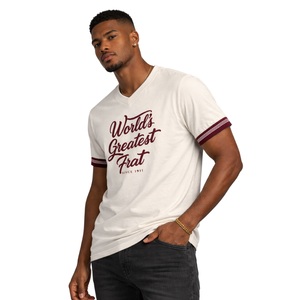 Camiseta Kappa Alpha Psi con el diseño 'Worlds Greatest Frat', ropa de fraternidad griega con gráfico llamativo, comodidad y estilo premium - Product Image 3