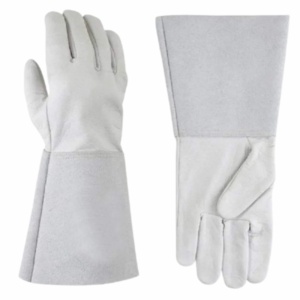Guantes de Seguridad de Cuero Vacuno Retardantes al Fuego para Soldadura TIG, Construcción Industrial, Barbacoa - Product Image 1