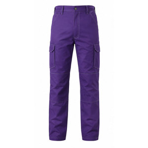 Custom EN/CE Certified Plus Size Flame Resistant 100% Cotton <b>Cargo</b> <b>Work</b> <b>Pants</b> Men 6 Pocket Double Reinforced Knees Welding PPE - Product Image 2
