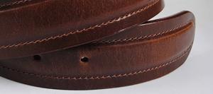 Ceinture en cuir véritable décontractée et tendance 2026, finition lisse avec boucle en acier et alliage de haute qualité - Product Image 2