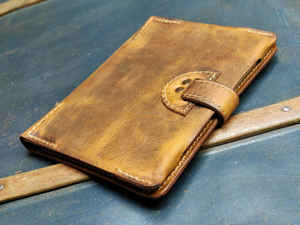 Elegante Funda de Cuero Genuino Resistente y a Prueba de Olores para Cuaderno/Diario Recargable A5, para el Trabajo, LNBC-0136 - Product Image 3