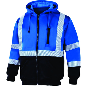 Veste de sécurité industrielle haute visibilité, vêtements de travail réfléchissants pour la construction, l'entretien routier et l'entrepôt - Product Image 4
