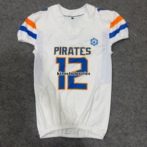 Vêtements de sport Uniforme de football américain Maillot et short unisexe à manches courtes Séchage rapide Fabriqué au Pakistan Vente en gros en vrac - Product Image 5
