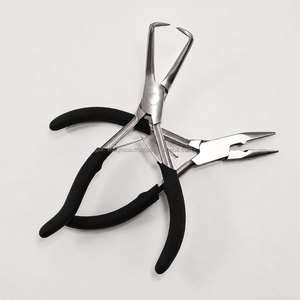 Custom Hair Extension <b>Pliers</b> <b>Set</b> Micro Ring Link Bead Opener Tool Kit Professional Hair Extension <b>Pliers</b> for Salon Use - Product Image 2