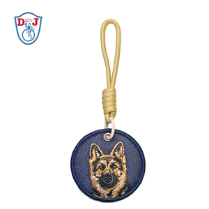Customized Embroidery German Shepherd <b>Dog</b> Patches Embroidery Tag for Bag accessories - Product Image 2