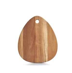 Planche à découper de cuisine en bois d'acacia durable, tendance et élégante, pour fruits, légumes et aliments, taille, forme et couleur personnalisables - Product Image 5