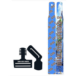 Ceinture de football américain personnalisable et réglable, motif tie-dye arc-en-ciel, avec drapeaux détachables et clips jaunes, accessoires sportifs - Product Image 1