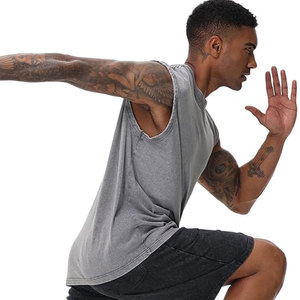Débardeurs en coton sans manches pour hommes, coupe décontractée, pour la gym, la course, la plage, la musculation, le fitness et l'entraînement athlétique - Product Image 2