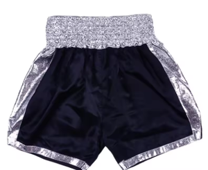 Pantalones Cortos de MMA Unisex Personalizados con Estampado Sublimado, Diseño Floral Azul Geométrico, Secado Rápido, 140g Poliéster/Algodón, Artes Marciales - Product Image 4