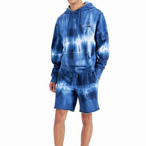 Conjunto Deportivo Casual de Otoño para Hombre, Fabricación Profesional, 100% Algodón, Nuevo Diseño, Logotipo Personalizado, Sudadera con Capucha y Pantalones Cortos - Product Image 1