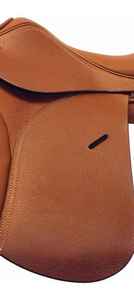 Selle d'équitation anglaise en cuir véritable de qualité supérieure, selle d'équitation professionnelle, légère, durable, confortable pour le saut d'obstacles - Product Image 4