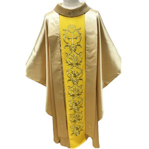 Casullas de Iglesia para Coros, Casullas de Sacerdote Hechas a Medida con Tela de Seda de Alta Calidad, Túnica, Capa, Casulla de Obispo, Casulla Doctoral para el Clérigo - Product Image 2