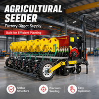Semoir agricole monté sur tracteur pour la plantation de blé, de soja, de riz et de graines d'herbe, semoir multi-cultures
