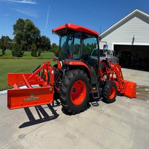Tracteur agricole Kubota L6060 4x4, machine agricole robuste conçue pour les travaux lourds, adapté au labour et à la récolte. - Product Image 5
