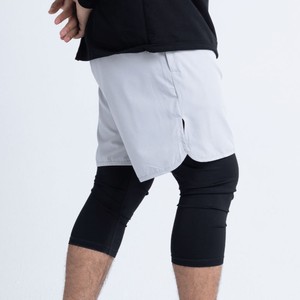 Shorts Awrah 2026 pour hommes, couleur unie, séchage rapide, avec poches, taille mi-haute, décontractés, sportifs, taille élastique, tissés - Product Image 2