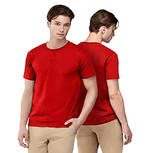 T-shirt sport respirant à manches courtes et col rond pour homme, en coton et fibre de bambou, coupe classique, imprimé numérique, tricot jersey noir - Product Image 3