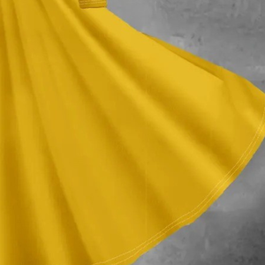 Vestido Midi Personalizado para Mujer, Cuello en V, Manga Larga, Dorado, Elegante, Ajustado, Informal, para Fiesta, Noche, Moda, Ropa Formal Moderna para Damas - Product Image 4