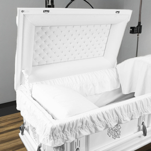 Ataúdes de madera dura impresos en 3D de alta calidad del fabricante directo, urnas, hojas caídas, diseño WHT, nuevos suministros funerarios industriales - Product Image 3