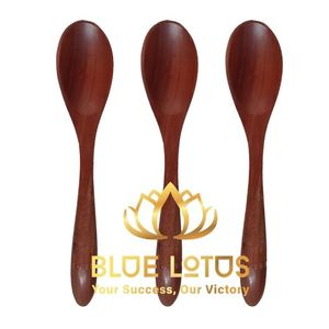 HOT SELLING Bulk Sustainable Acacia <b>Wood</b> Teaspoon 5.8 Inch Mini Spoons for Honey Jam Condiments Hand Wash Only Kitchen Utensils - Product Image 1