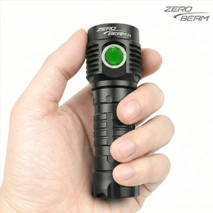 Lampe torche mini ZEROBEAM F5 à haut lumen, rechargeable par USB-C, étanche IPX8, portée de 350 m, LED à intensité variable pour usage extérieur - Product Image 1